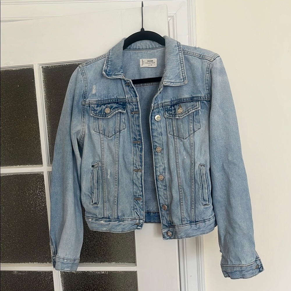 Light Blue Jean Jacket 🇬🇷 TALLY WEiJL from Santorini Greece